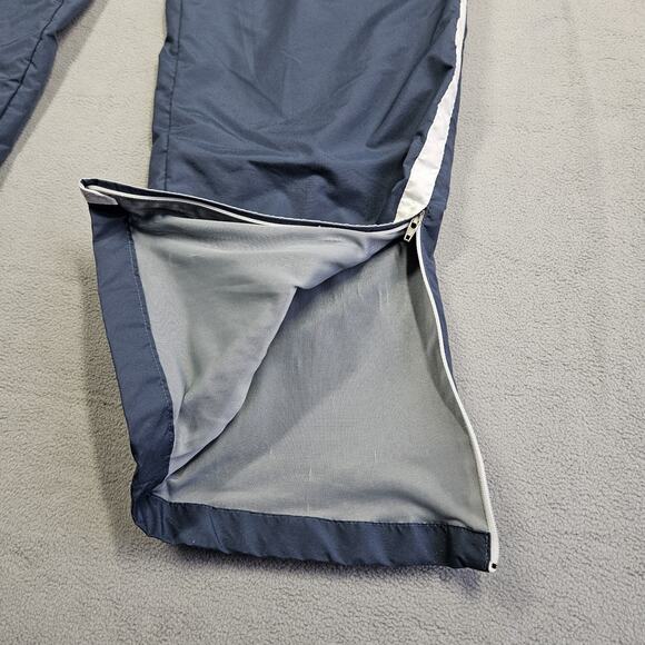 Vintage Nike Track Pants Womens Medium Blue Warm Up Lined Swoosh Sportswear Y2K - Picture 4 of 15